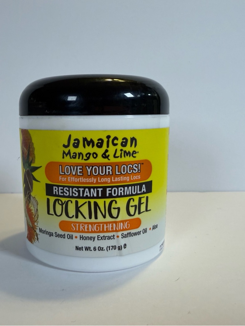 Jamaican Mango & Lime Hair Product - Yellow & Black Jar